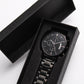 Father Husband Protector Hero - Black Chronograph Watch - Celeste Jewel
