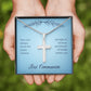 First Communion - The Peace Of Jesus - Cross Necklace - Celeste Jewel