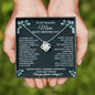 From Son To Mom On Wedding Day - Love Knot Necklace - Celeste Jewel