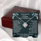 From Son To Mom On Wedding Day - Love Knot Necklace - Celeste Jewel