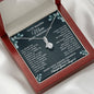 From Son To Mom On Wedding Day - Sparkling Radiance Necklace - Celeste Jewel