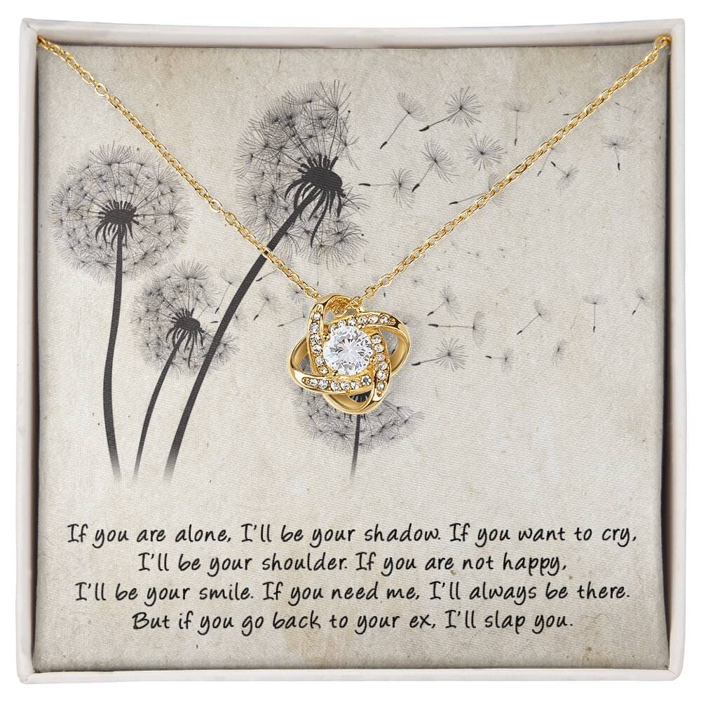 Gag Gift For Your Best Friend/Sister - Love Knot Necklace - Celeste Jewel