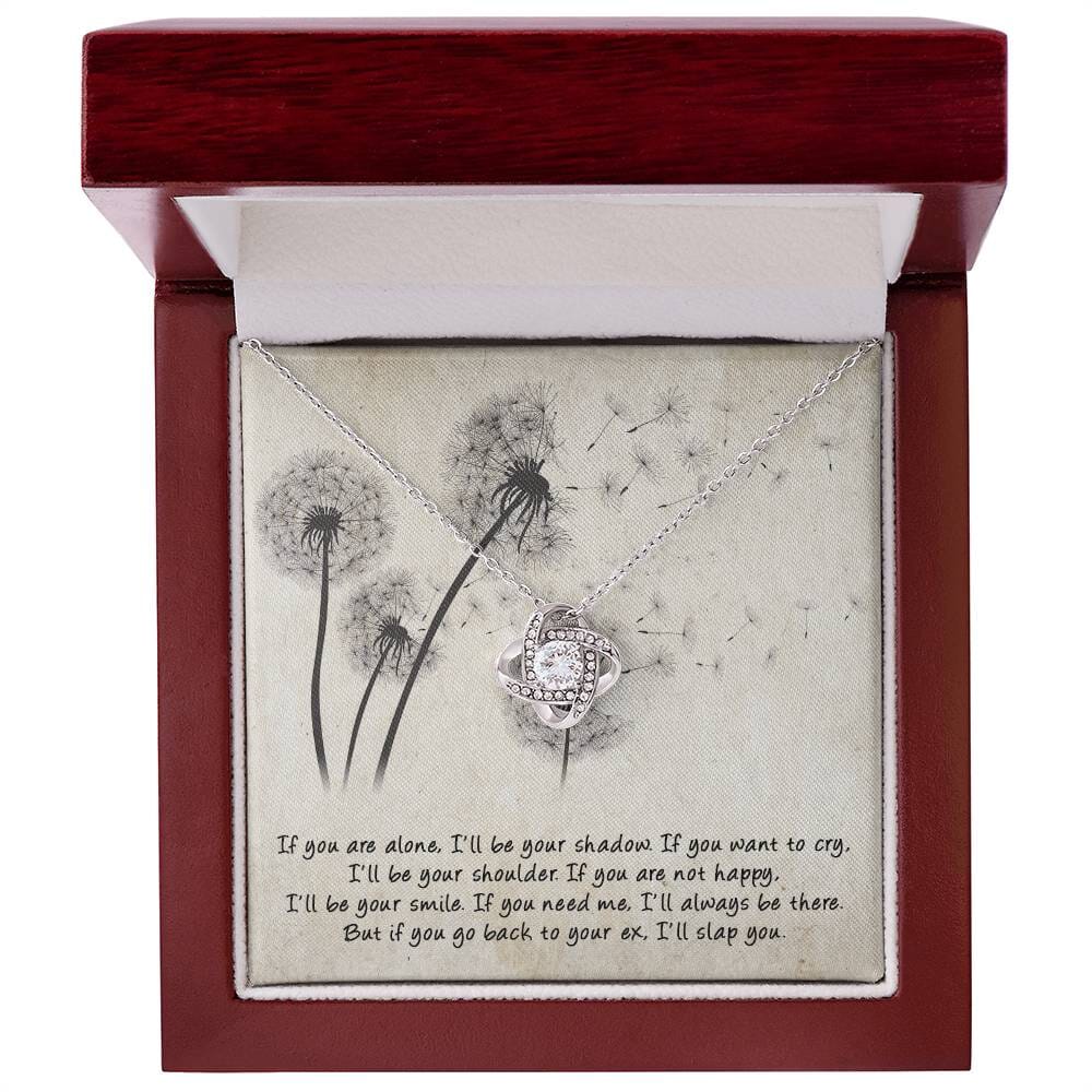 Gag Gift For Your Best Friend/Sister - Love Knot Necklace - Celeste Jewel