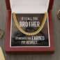 Gift For Biker - If I Call You My Biker - Cuban Link Chain Necklace - Celeste Jewel