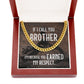 Gift For Biker - If I Call You My Biker - Cuban Link Chain Necklace - Celeste Jewel