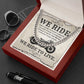 Gift For Biker - We Ride To Live - Cuban Link Chain Necklace - Celeste Jewel