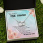 Gift For Cancer Patient/Survivor - A True Fighter - Perfect Pair Necklace - Celeste Jewel