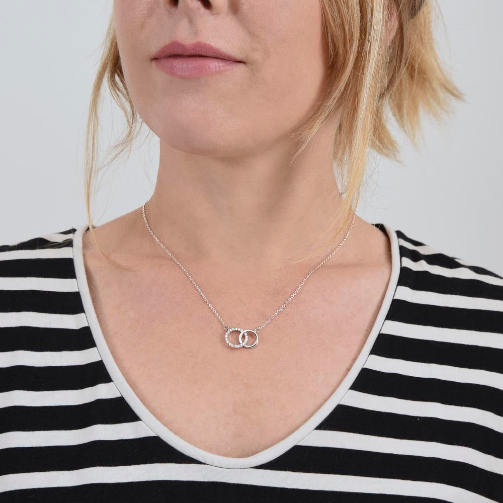 Gift For Cancer Patient/Survivor - My Daughter - Perfect Pair Necklace - Celeste Jewel