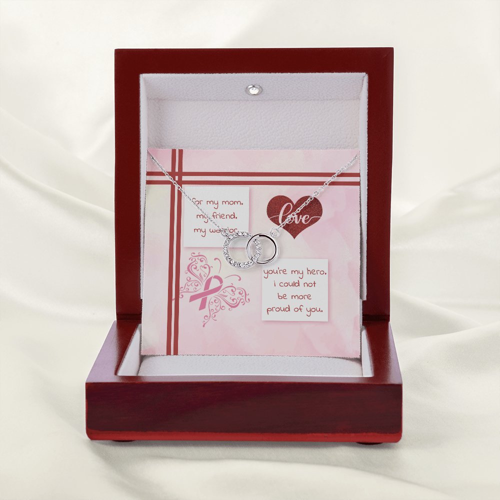 Gift For Cancer Patient/Survivor - My Warrior - Perfect Pair Necklace - Celeste Jewel