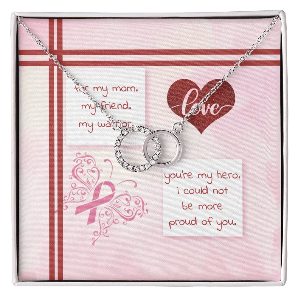 Gift For Cancer Patient/Survivor - My Warrior - Perfect Pair Necklace - Celeste Jewel