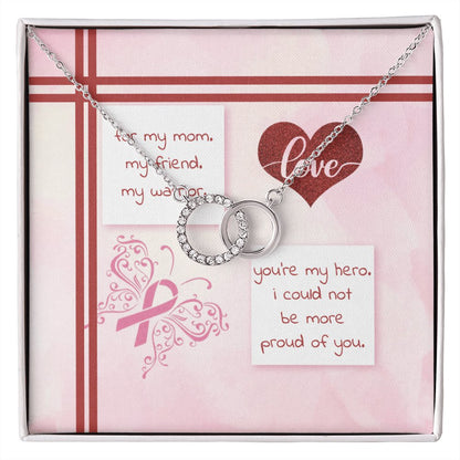 Gift For Cancer Patient/Survivor - My Warrior - Perfect Pair Necklace - Celeste Jewel