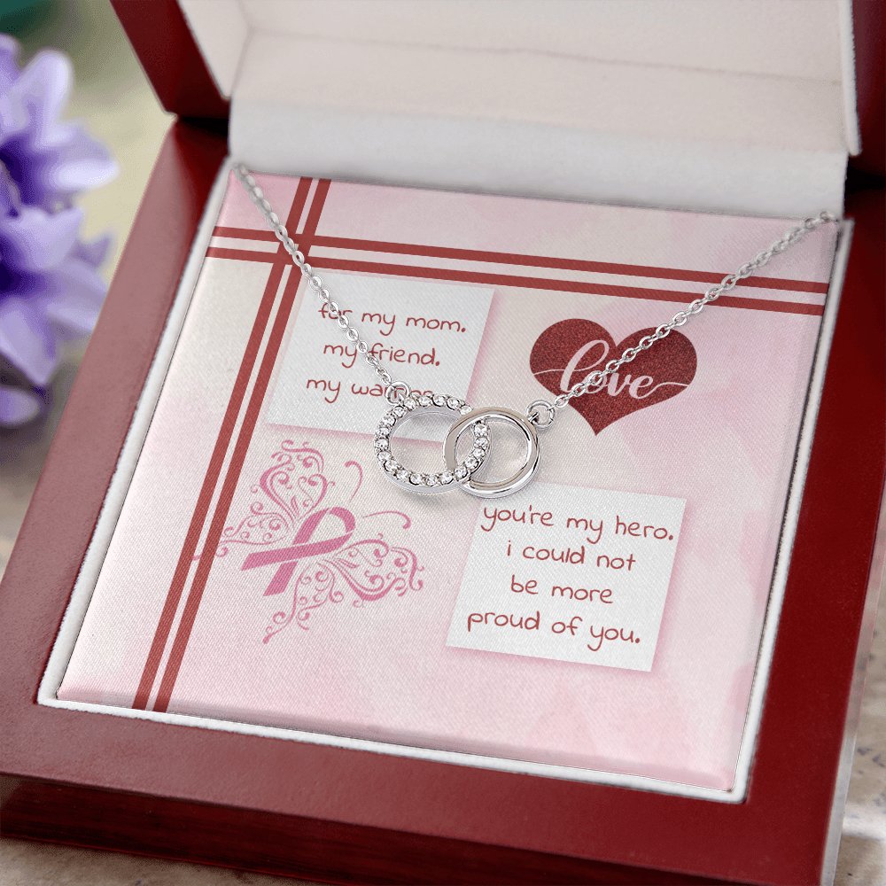 Gift For Cancer Patient/Survivor - My Warrior - Perfect Pair Necklace - Celeste Jewel