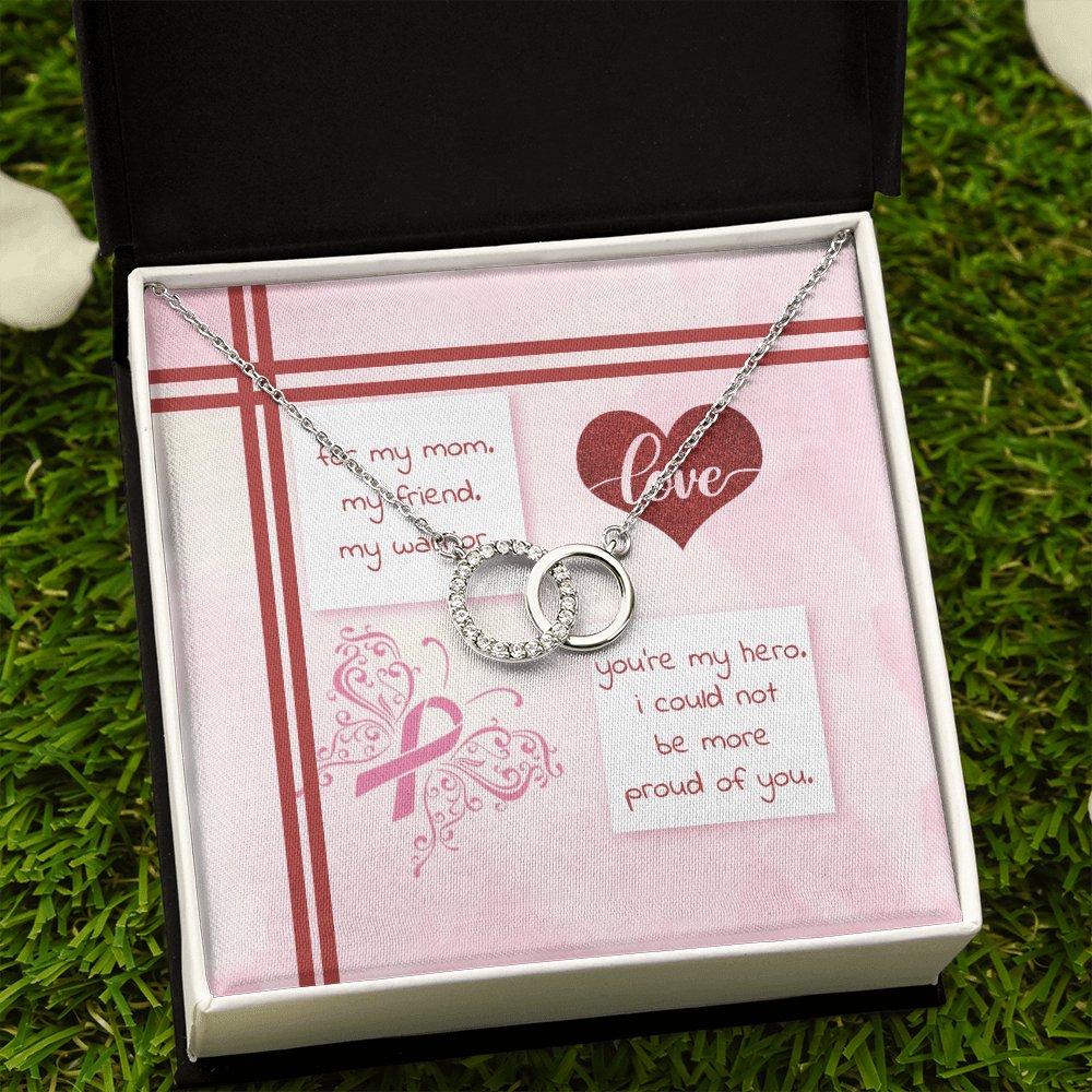 Gift For Cancer Patient/Survivor - My Warrior - Perfect Pair Necklace - Celeste Jewel