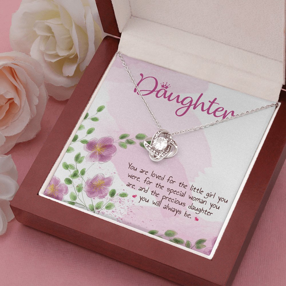Gift For Daughter - Special Woman You Are - Love Knot Necklace - Celeste Jewel