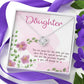 Gift For Daughter - Special Woman You Are - Love Knot Necklace - Celeste Jewel