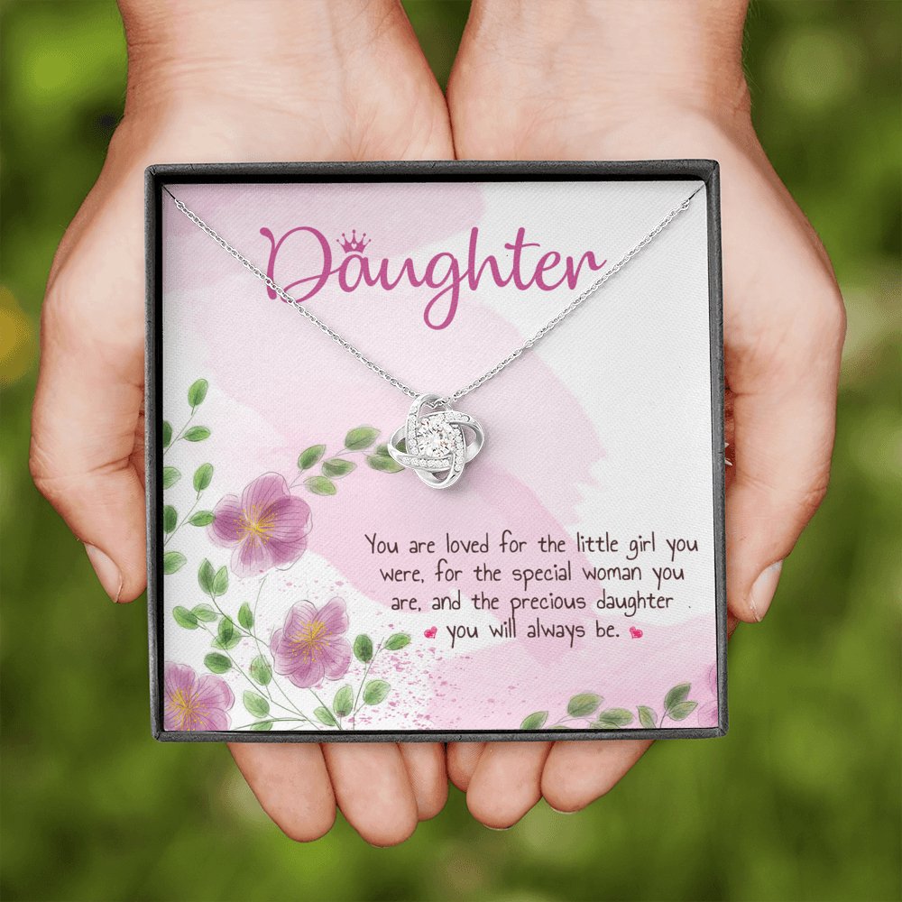 Gift For Daughter - Special Woman You Are - Love Knot Necklace - Celeste Jewel