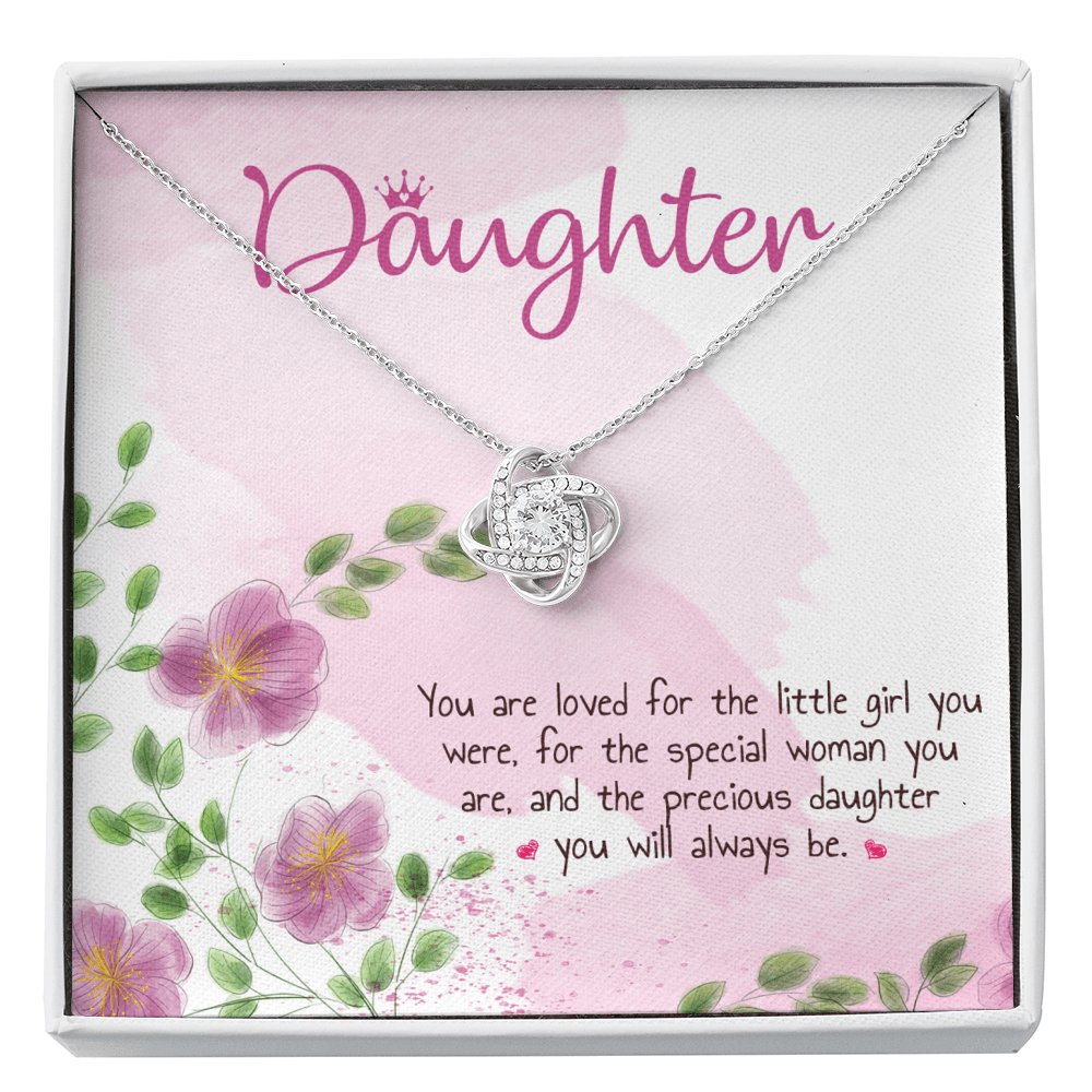 Gift For Daughter - Special Woman You Are - Love Knot Necklace - Celeste Jewel