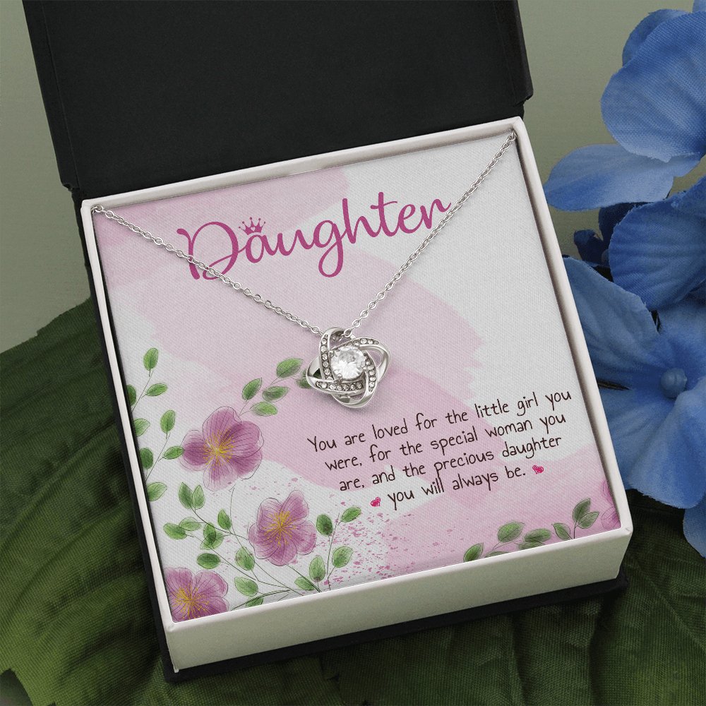 Gift For Daughter - Special Woman You Are - Love Knot Necklace - Celeste Jewel