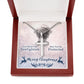Gift For Firefighter - Merry Christmas - Cross Necklace - Celeste Jewel