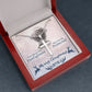 Gift For Firefighter - Merry Christmas - Cross Necklace - Celeste Jewel