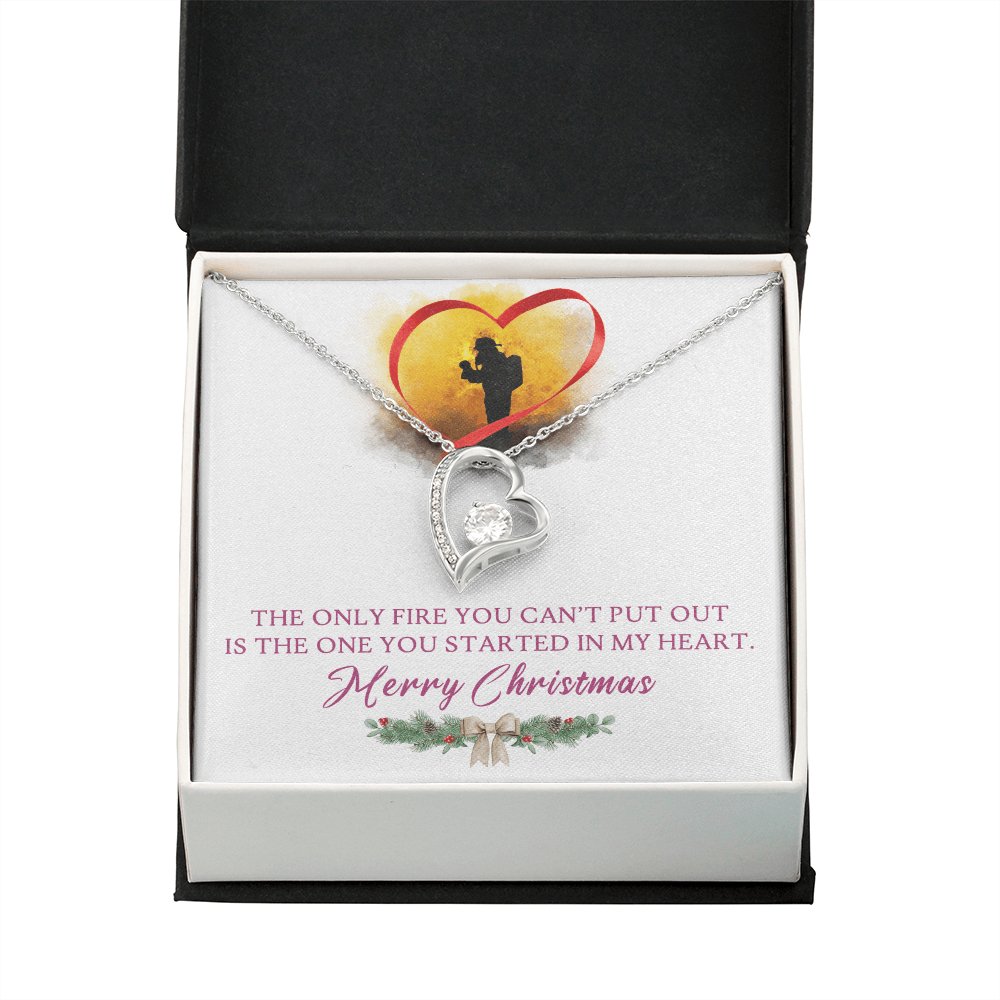 Gift For Firefighter - Merry Christmas - Eternal Love Necklace - Celeste Jewel