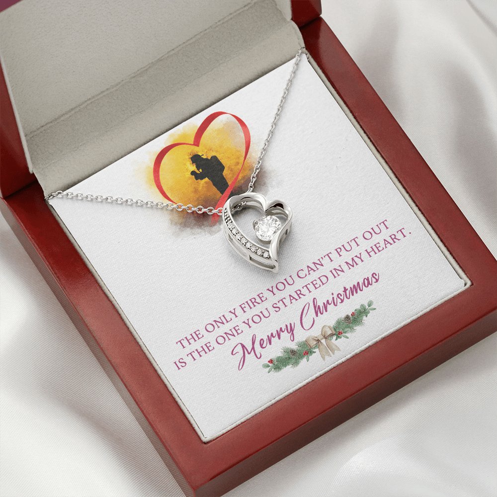 Gift For Firefighter - Merry Christmas - Eternal Love Necklace - Celeste Jewel
