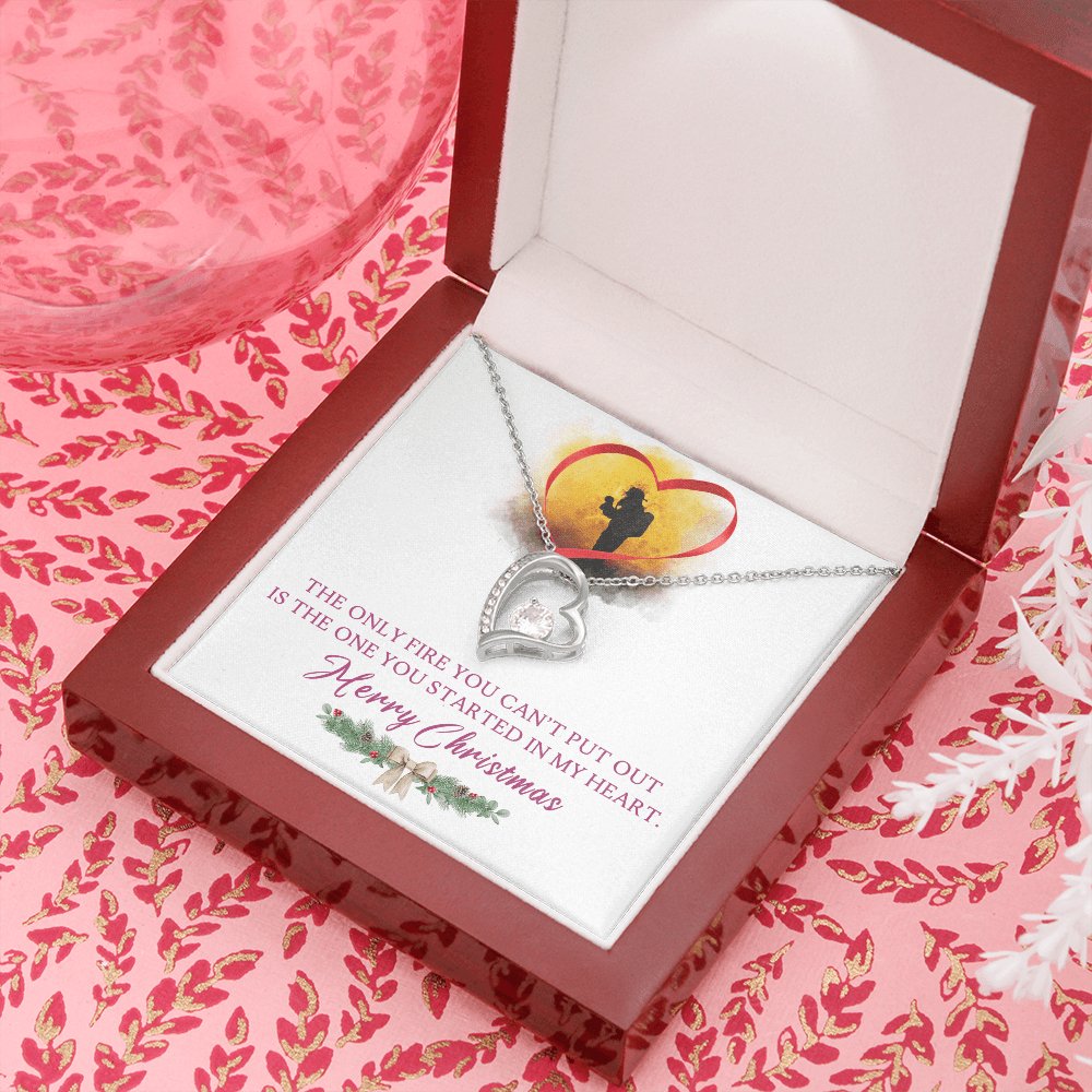 Gift For Firefighter - Merry Christmas - Eternal Love Necklace - Celeste Jewel