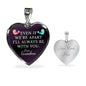 Gift For Grandchild From Grandma - Luxury Graphic Heart Necklace - Celeste Jewel