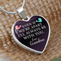 Gift For Grandchild From Grandma - Luxury Graphic Heart Necklace - Celeste Jewel