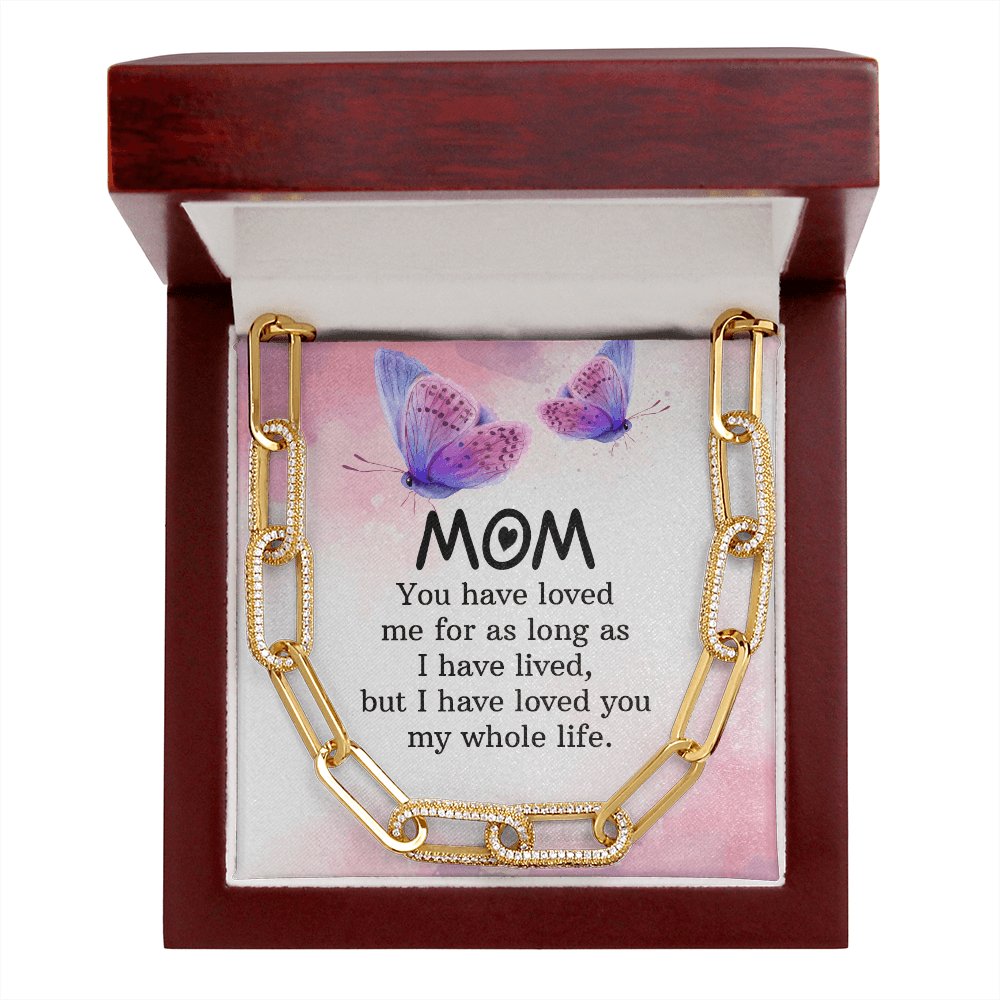 Gift For Mom - My Whole Life - Forever Linked Necklace - Celeste Jewel