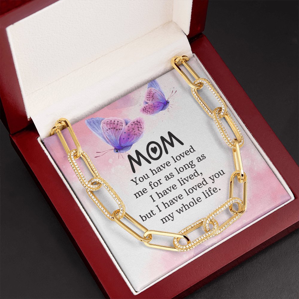 Gift For Mom - My Whole Life - Forever Linked Necklace - Celeste Jewel