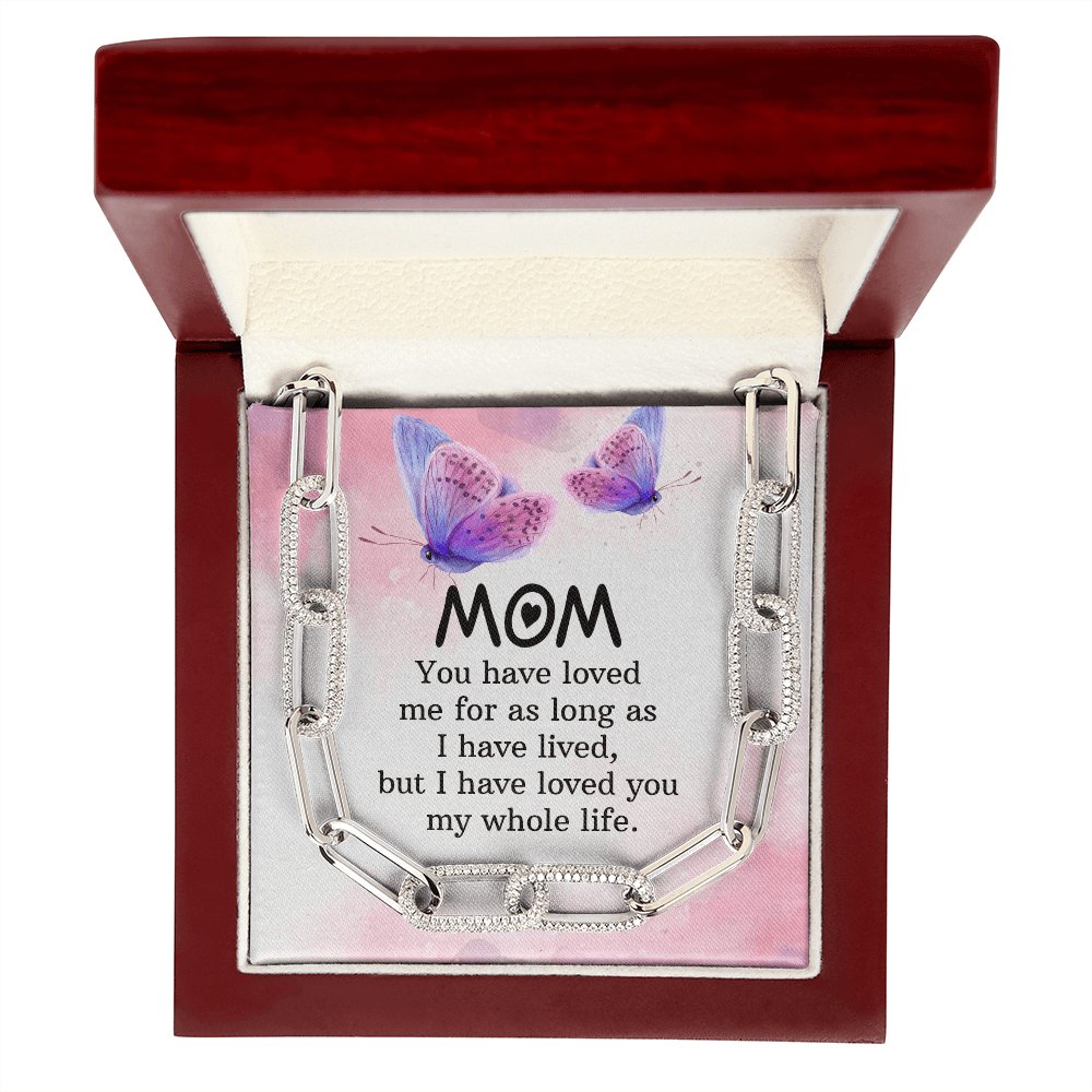 Gift For Mom - My Whole Life - Forever Linked Necklace - Celeste Jewel
