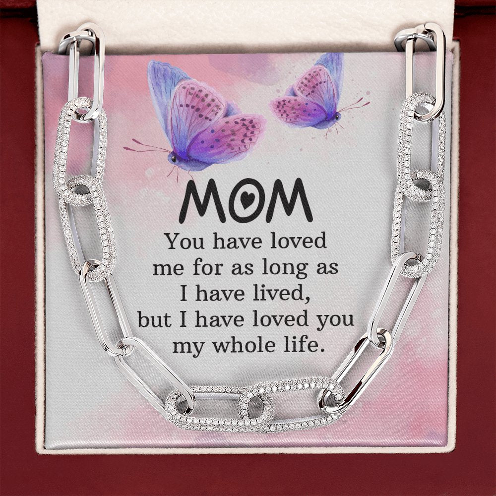 Gift For Mom - My Whole Life - Forever Linked Necklace - Celeste Jewel