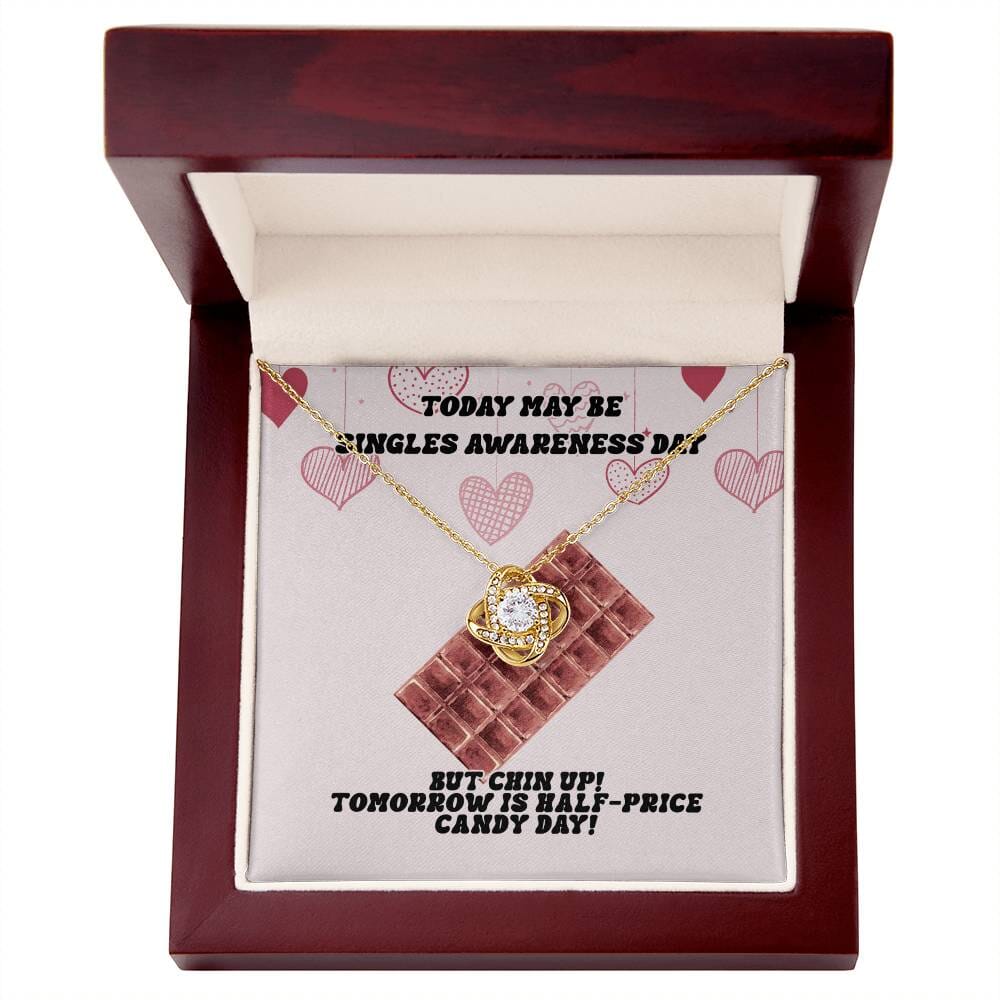 Gift For Single Friend - Single Awareness Day - Love Knot Necklace - Celeste Jewel