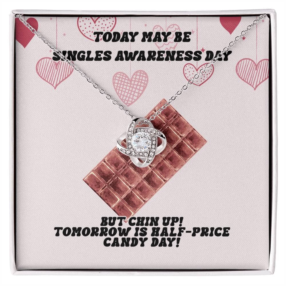 Gift For Single Friend - Single Awareness Day - Love Knot Necklace - Celeste Jewel