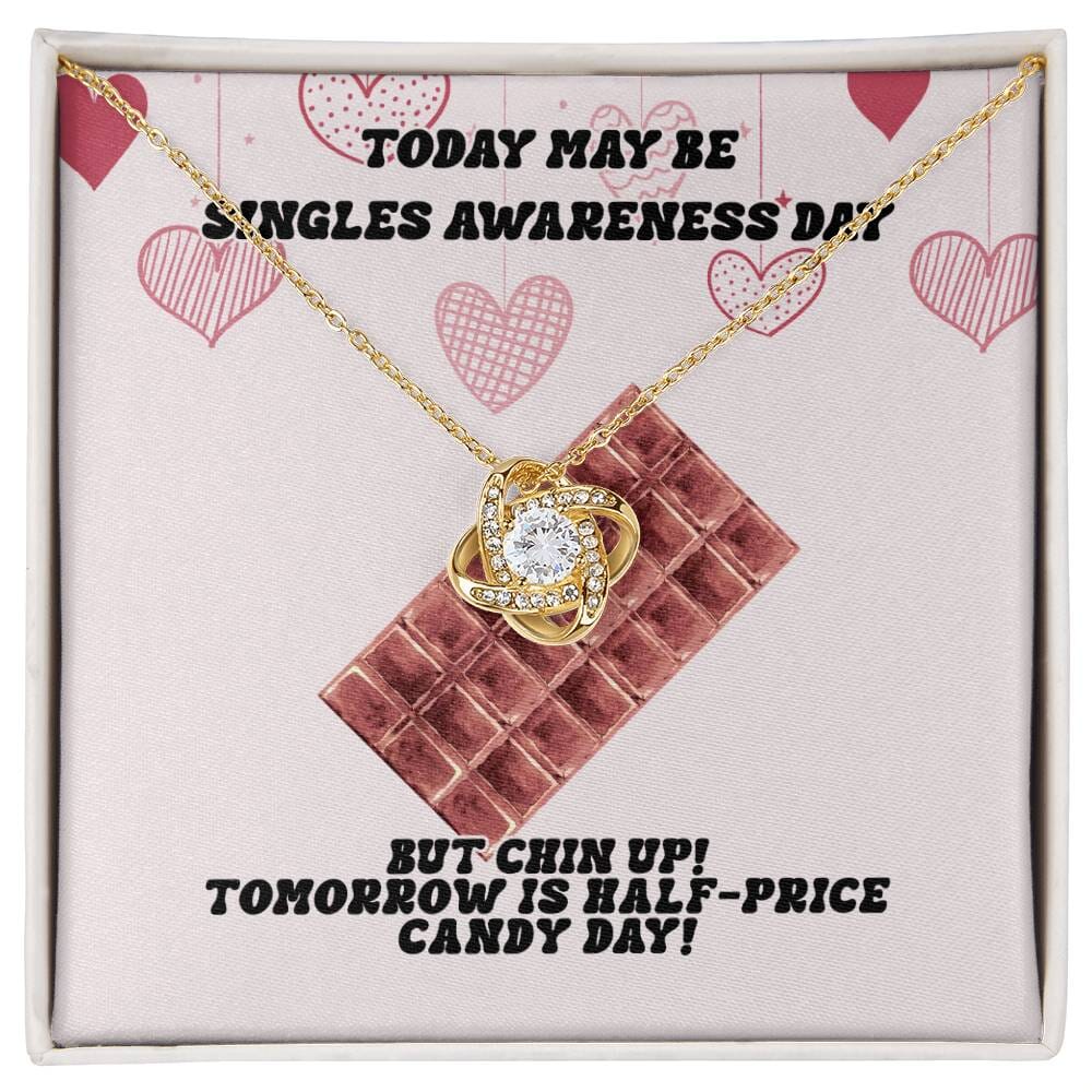 Gift For Single Friend - Single Awareness Day - Love Knot Necklace - Celeste Jewel