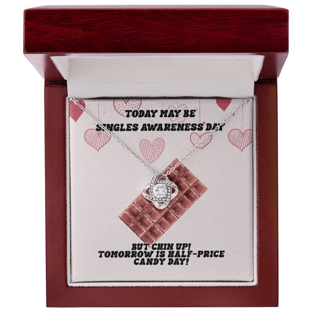 Gift For Single Friend - Single Awareness Day - Love Knot Necklace - Celeste Jewel