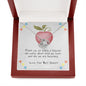 Gift For Teacher - For Being A Teacher - Love Knot Necklace - Celeste Jewel