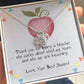 Gift For Teacher - For Being A Teacher - Love Knot Necklace - Celeste Jewel