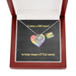 Gift For Teacher - Shape Little Minds - Love Knot Necklace - Celeste Jewel