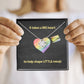 Gift For Teacher - Shape Little Minds - Love Knot Necklace - Celeste Jewel