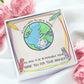 Gift For Teacher - Your Bravery - Love Knot Necklace - Celeste Jewel