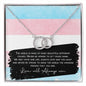 Gift For Transgender - Love Will Always Win - Perfect Pair Necklace - Celeste Jewel