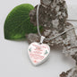 Gift For Unbiological Sister - Luxury Graphic Heart Necklace - Celeste Jewel