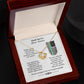 Gift For Veteran & Military Personnel - Thank You For Your Service - Love Knot Necklace - Celeste Jewel