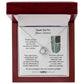 Gift For Veteran & Military Personnel - Thank You For Your Service - Love Knot Necklace - Celeste Jewel