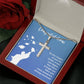 Graduation - A New One Begins - Personalized Cross Necklace - Celeste Jewel