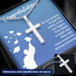 Graduation - A New One Begins - Personalized Cross Necklace - Celeste Jewel