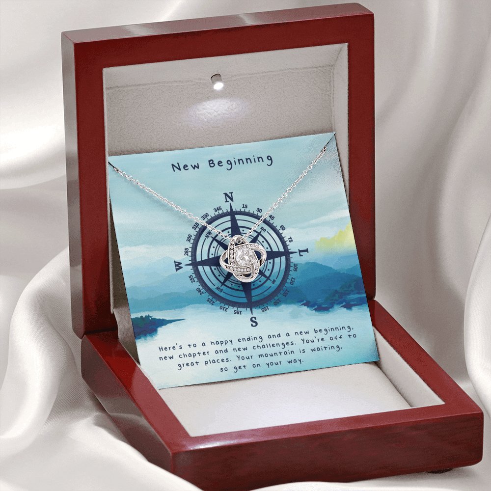 Graduation - New Beginning - Love Knot Necklace - Celeste Jewel