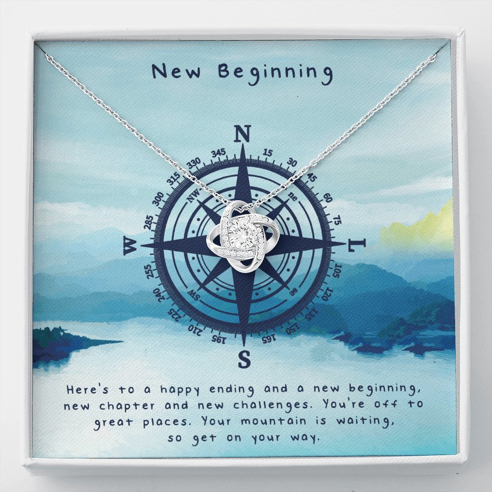 Graduation - New Beginning - Love Knot Necklace - Celeste Jewel